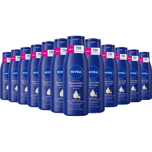Nivea - Essentially Enriched Body Lotion for Dry SkinFresh - 2.5 Oz. 24 pack