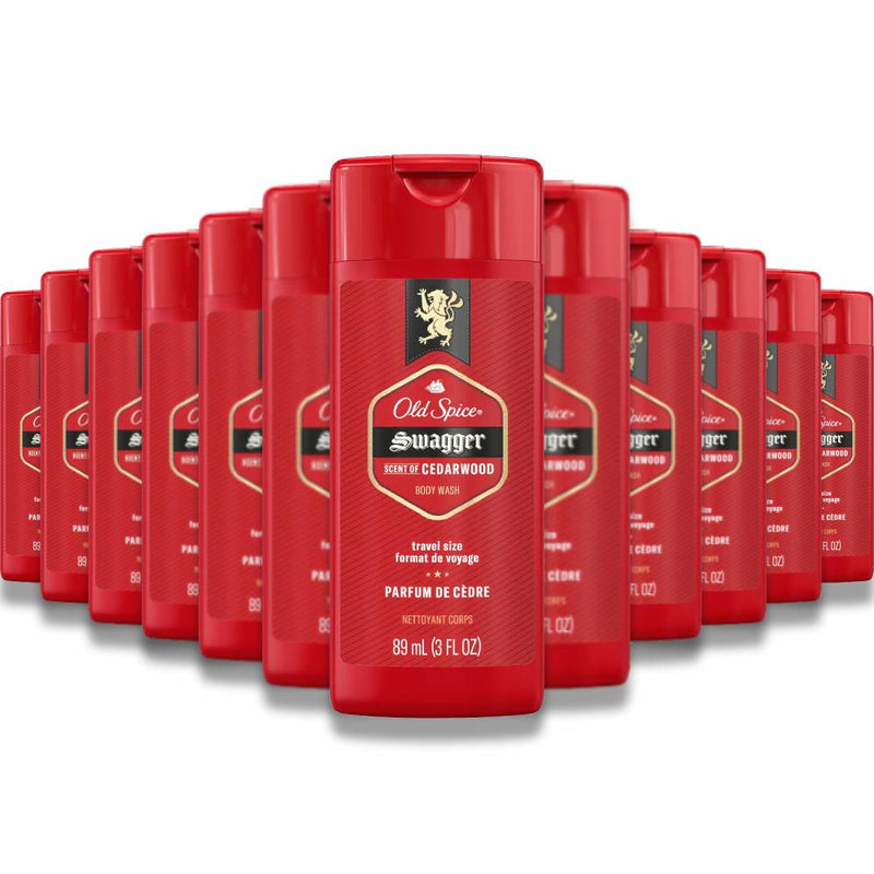 Old Spice - Swagger Body Wash - 3 Oz - 24 Pack - Travel Size -